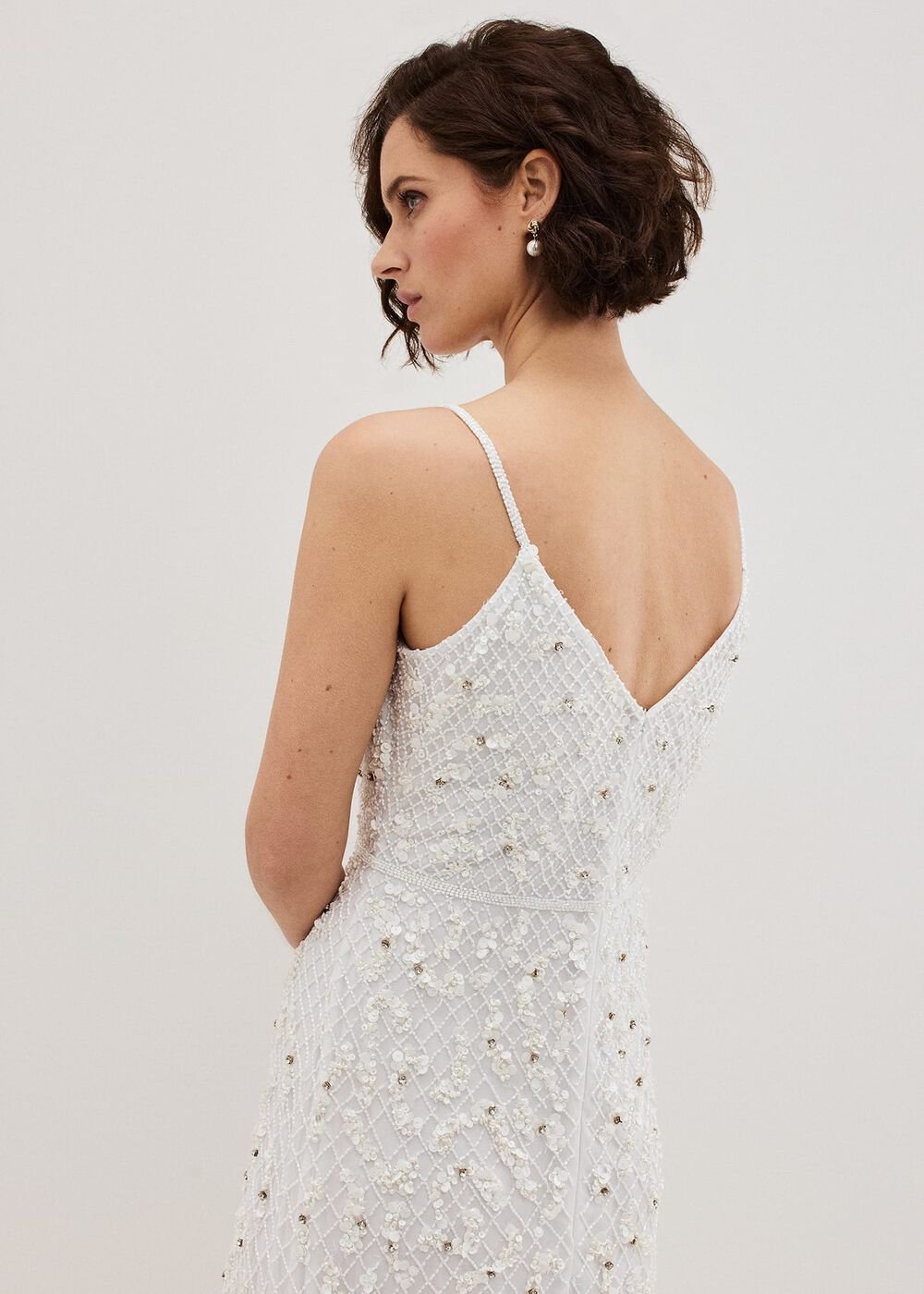 Alexia Ivory Embelished Maxi Dress Ivory