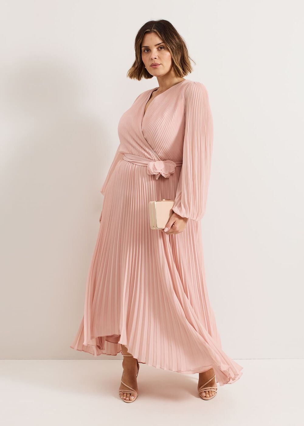 Isadora Pale Pink Maxi Dress Pale Pink