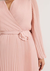 Isadora Pale Pink Maxi Dress Pale Pink