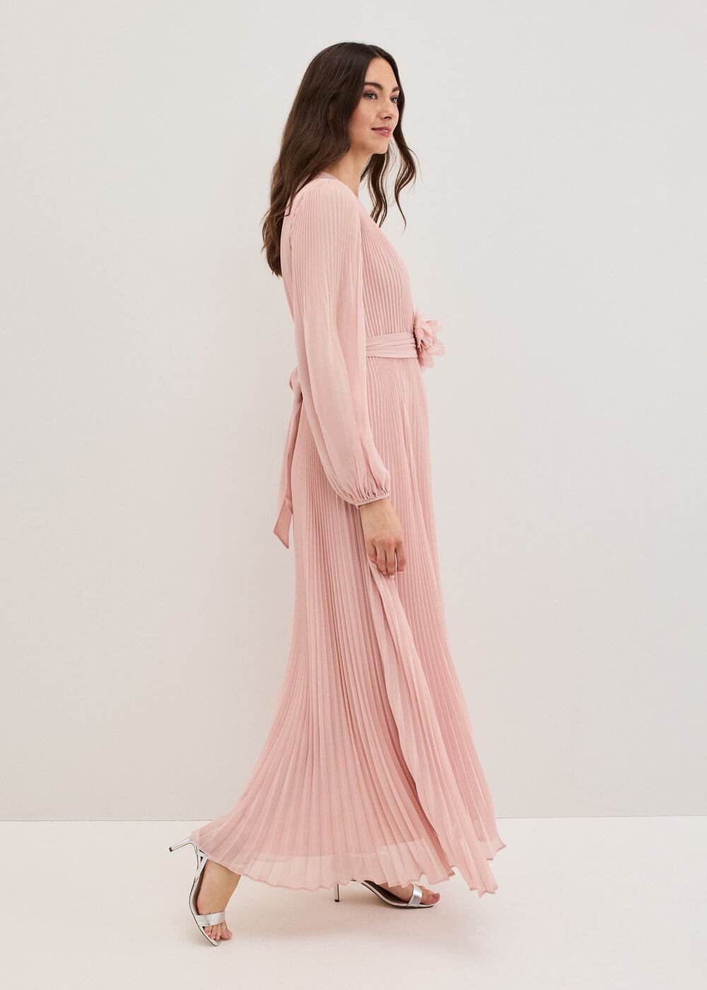 Isadora Pale Pink Maxi Dress Pale Pink