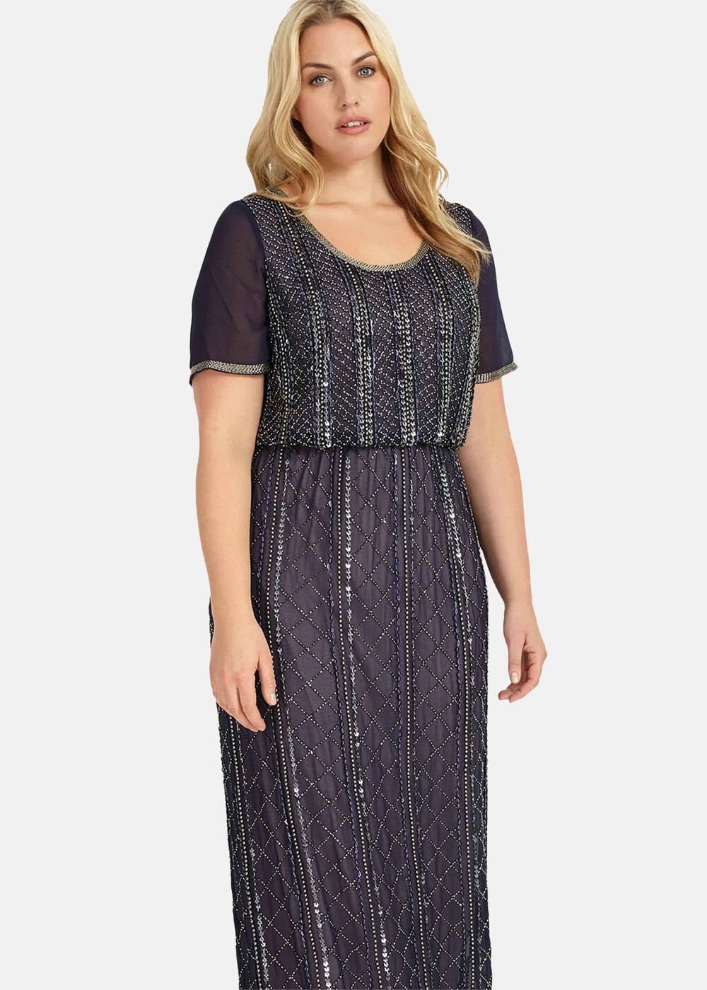Aria Maxi Dress Navy