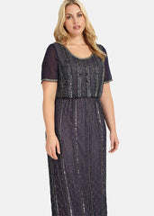 Aria Maxi Dress Navy
