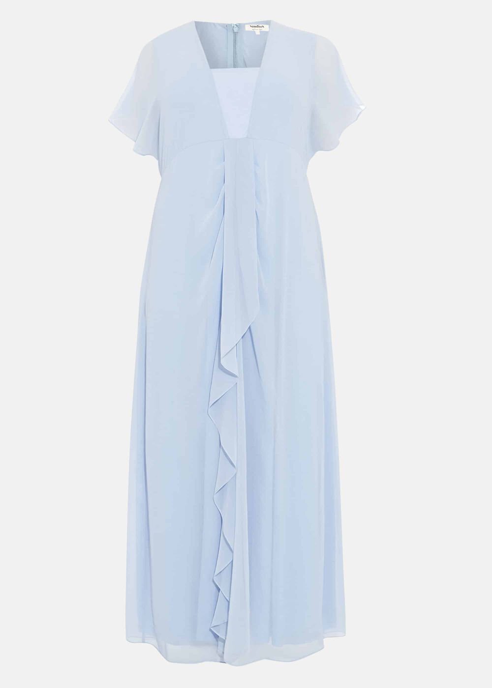Olympia Maxi Dress Pale Blue