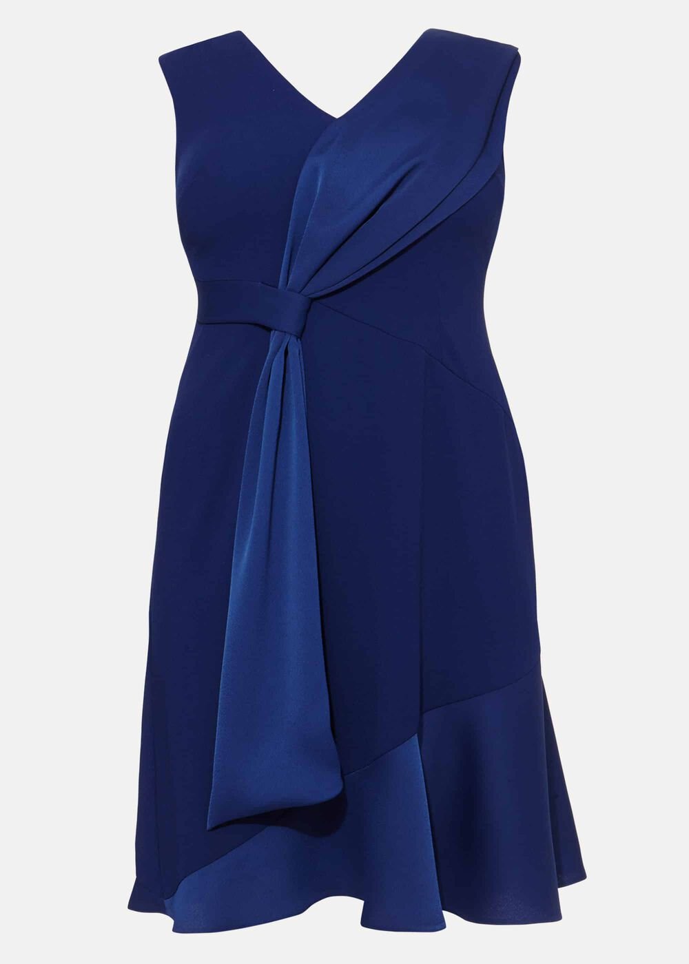 Paige Drape Dress Blue
