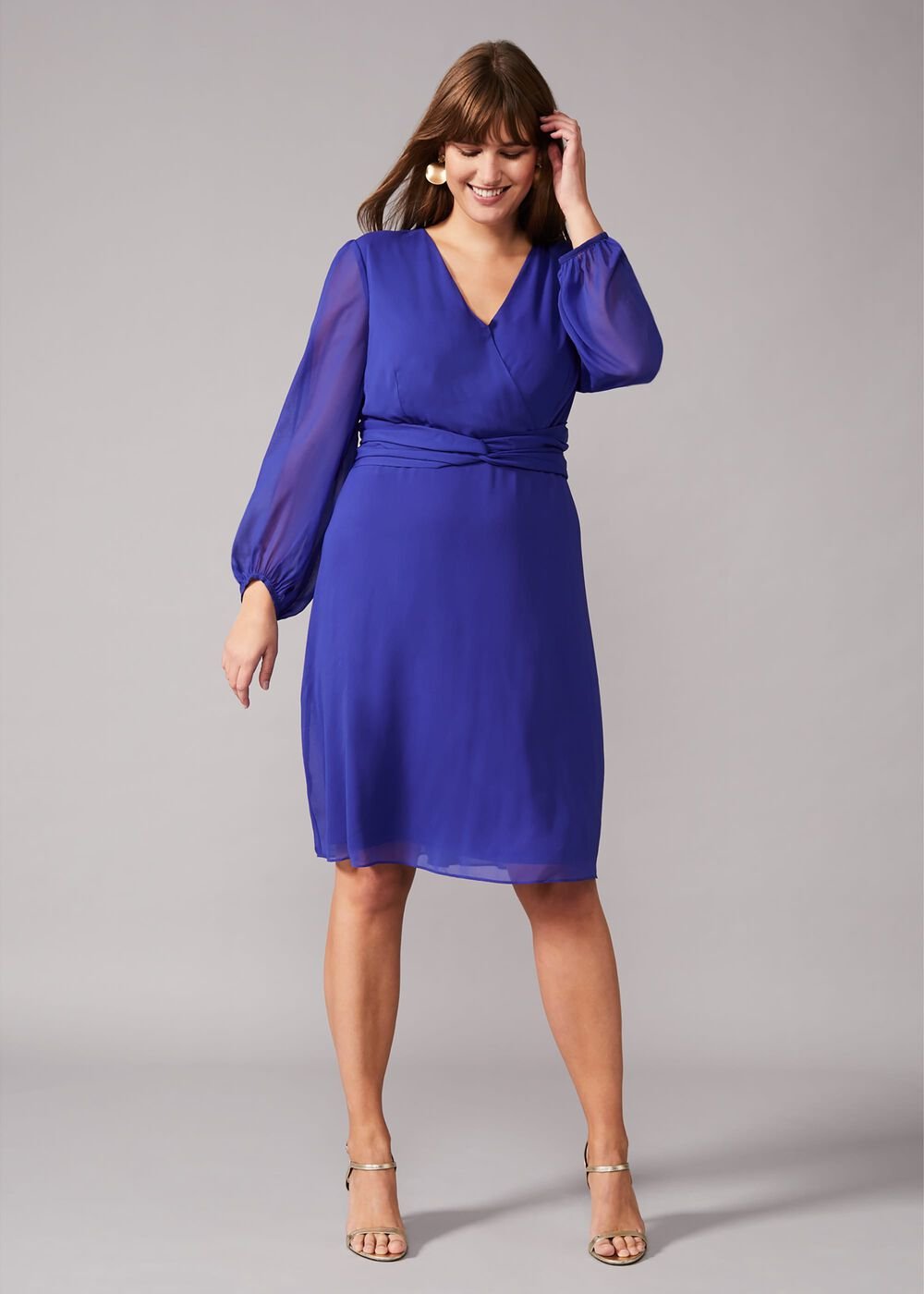 Felicity Twist Dress Ultra-Violet