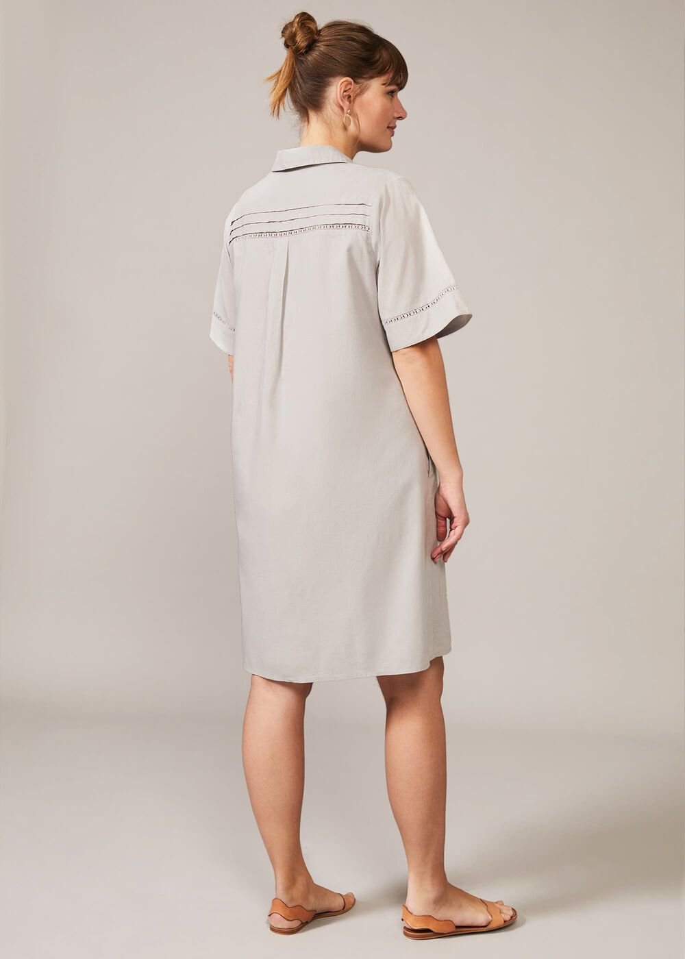 Mikayla Shirt Dress Grey