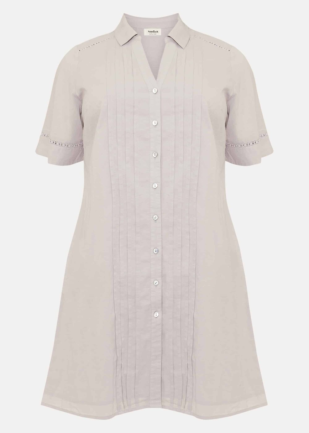 Mikayla Shirt Dress Grey
