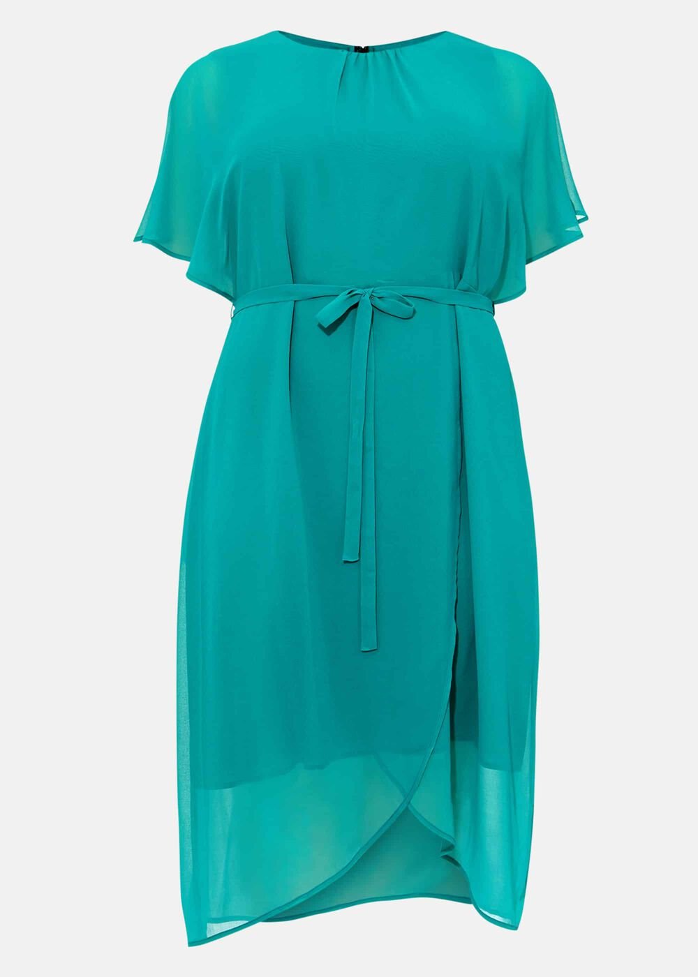 Darlene Tie Dress Turquoise