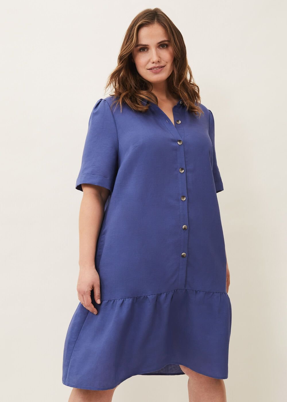 Riley Swing Dress Blue