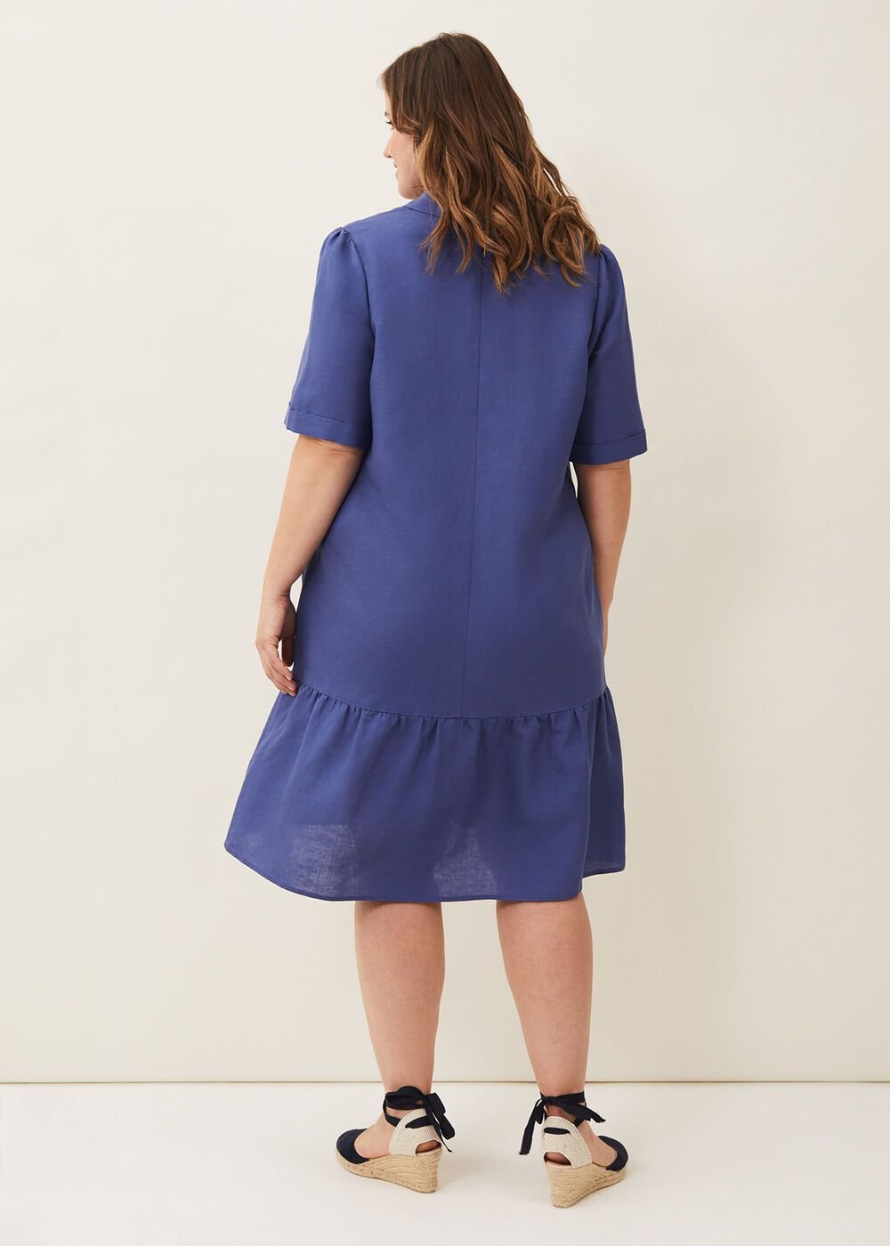 Riley Swing Dress Blue
