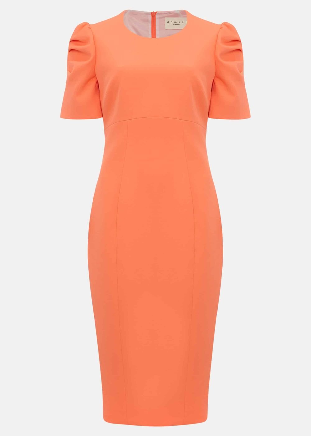Ella-Mai Fitted Dress Coral