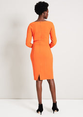 Valo Batwing Dress Orange