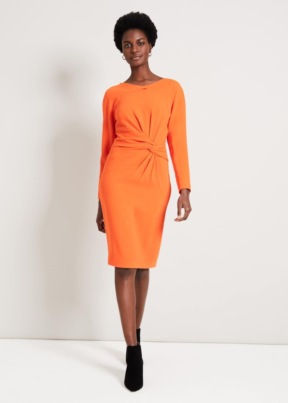 Valo Batwing Dress Orange