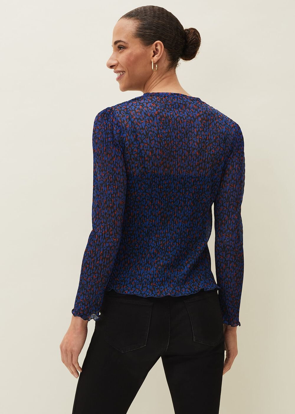 Talia Animal Top Multi-Coloured