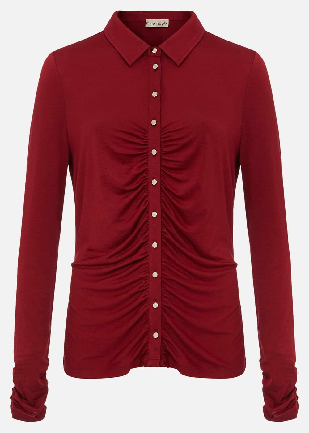 Violla Ruched Top Red