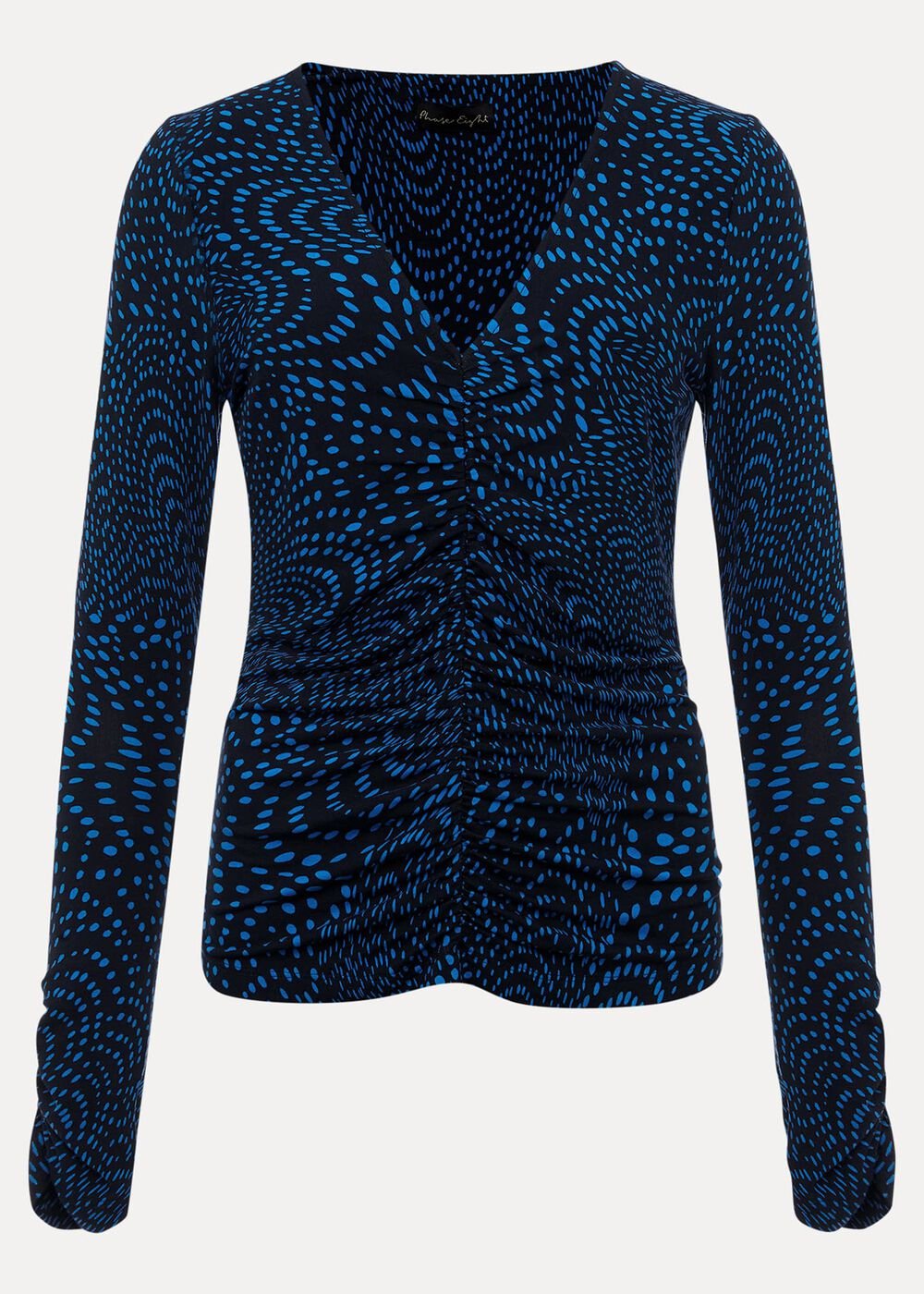Pinna Ruched Top Cobalt/Navy