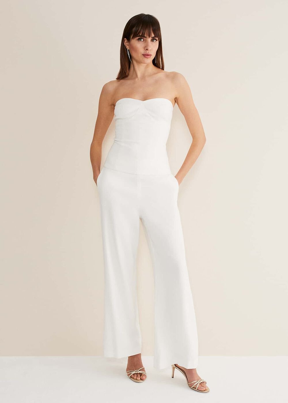Lohra Corset Top White