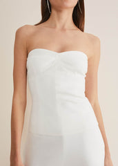 Lohra Corset Top White