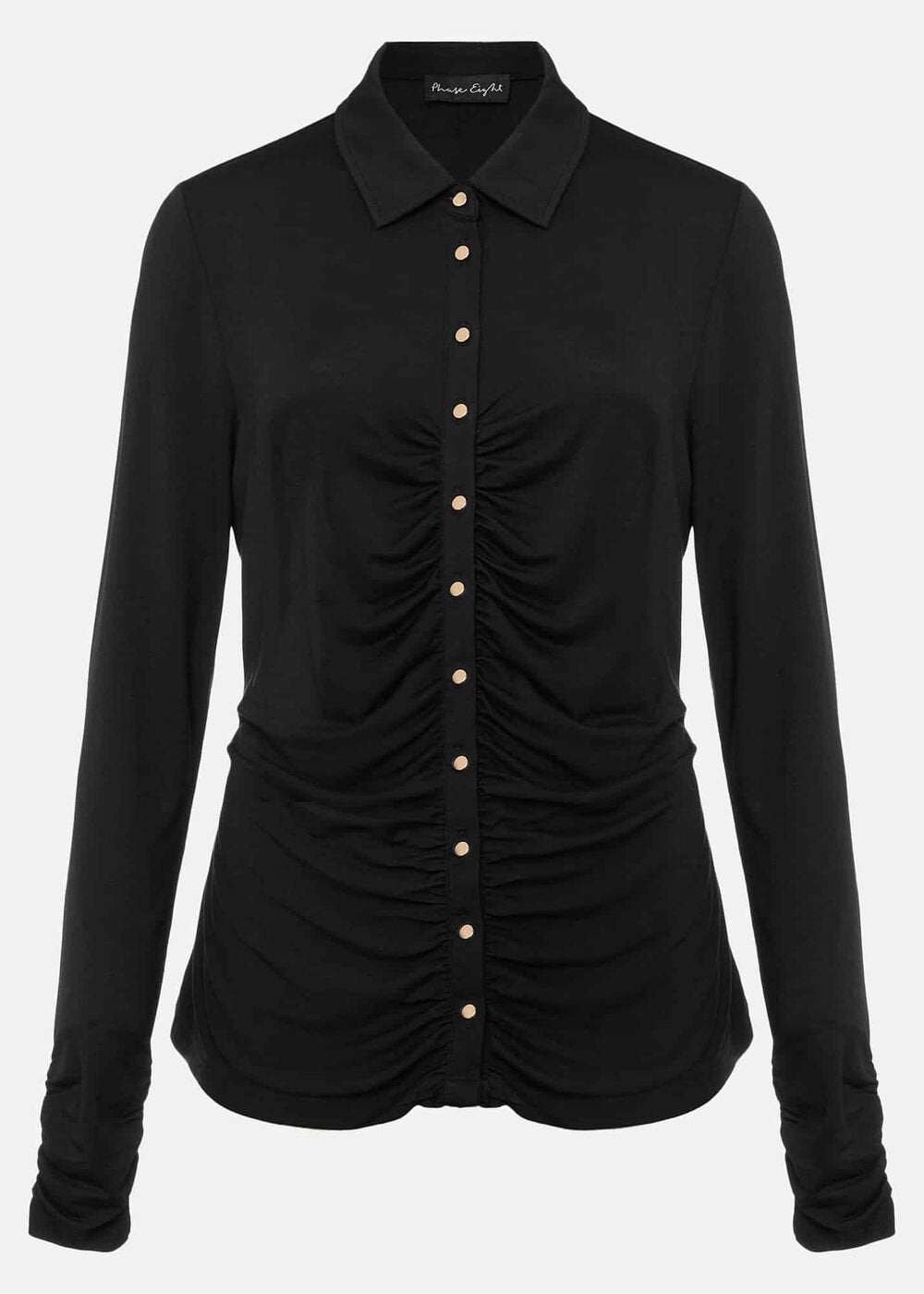 Violla Ruched Top Black