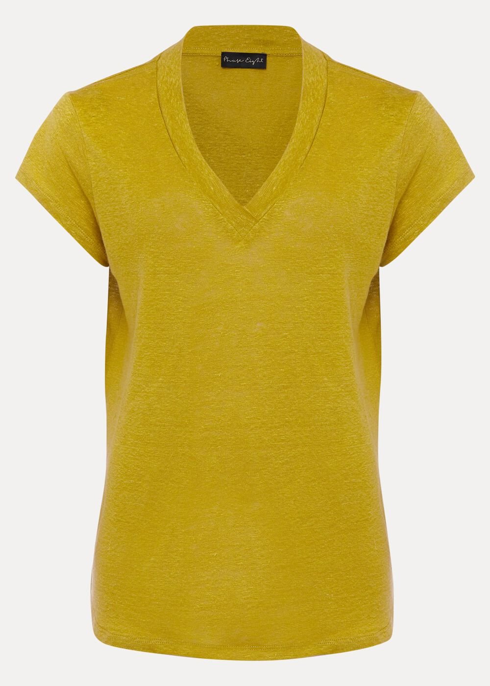 Emera V Neck Top Lime