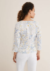Candie Watercolour Top Multi-Coloured