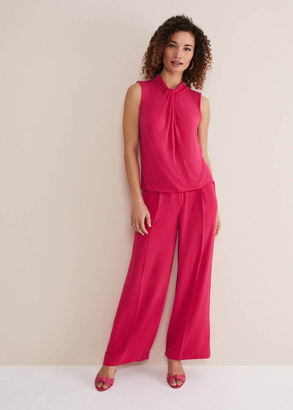 Reign Jersey Top Hot Pink
