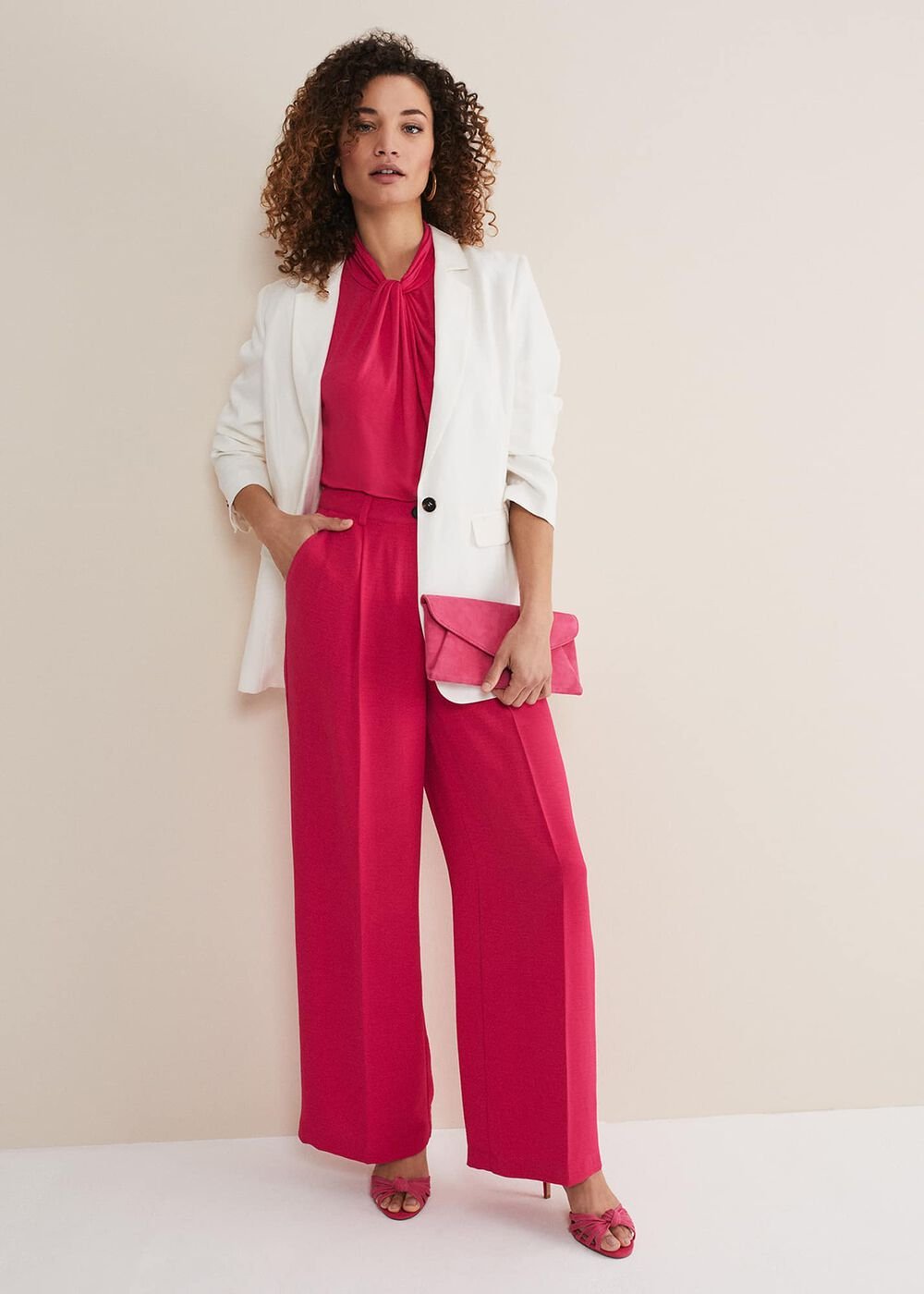 Reign Jersey Top Hot Pink