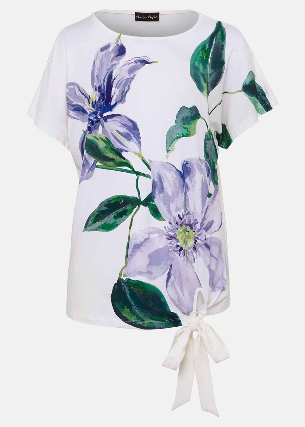 Fiorella Tie Front Top Ivory
