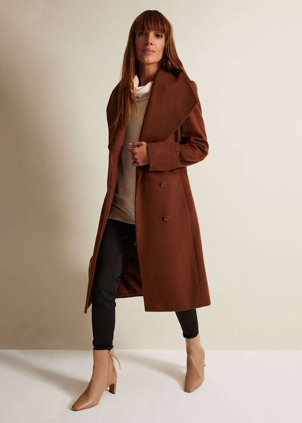 Gwen Eyelet Snuggle Top Oatmeal