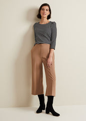 Orabella Stripe Top Navy