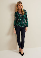 Sindy Animal Print Top Multi-Coloured
