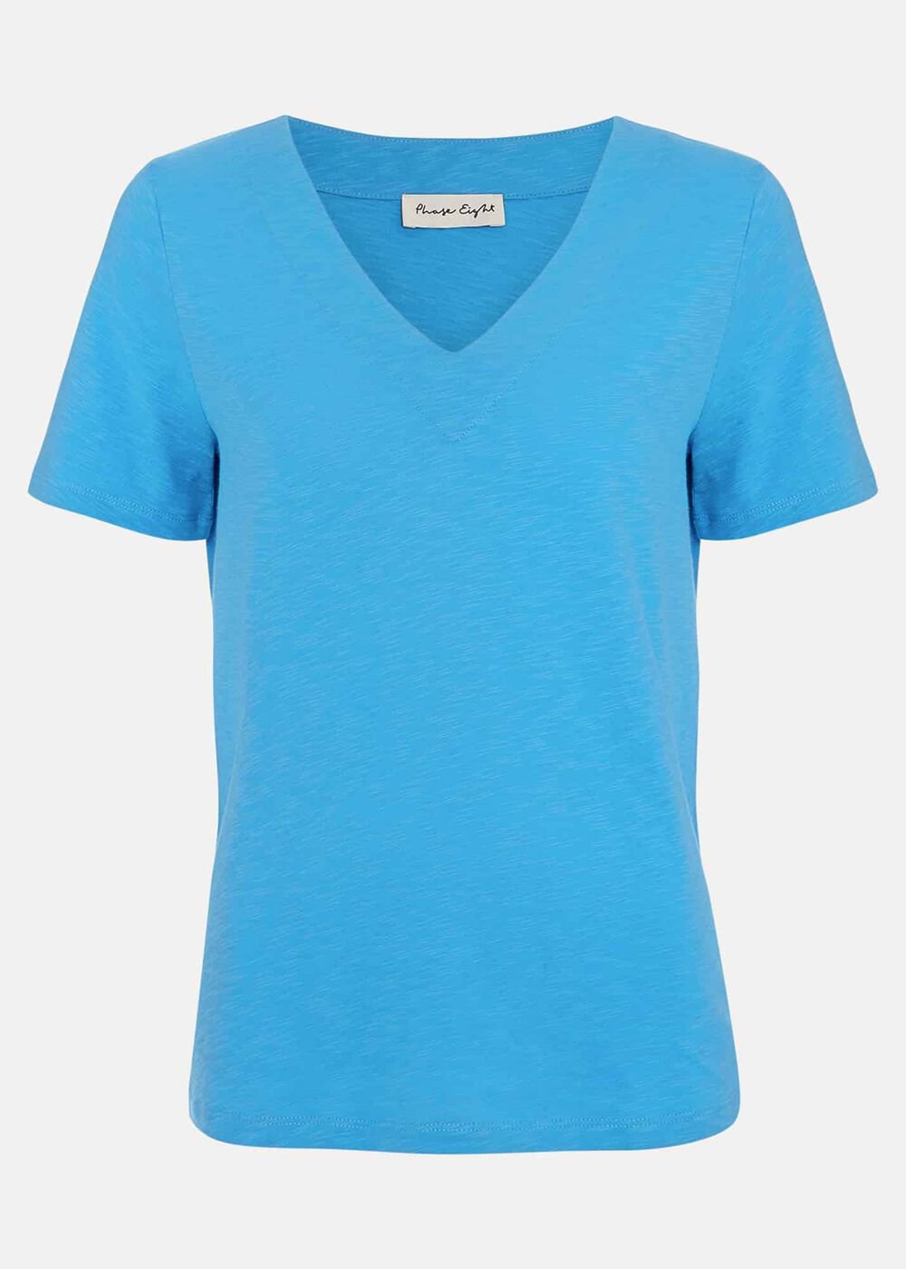 Elspeth V Neck Top Blue