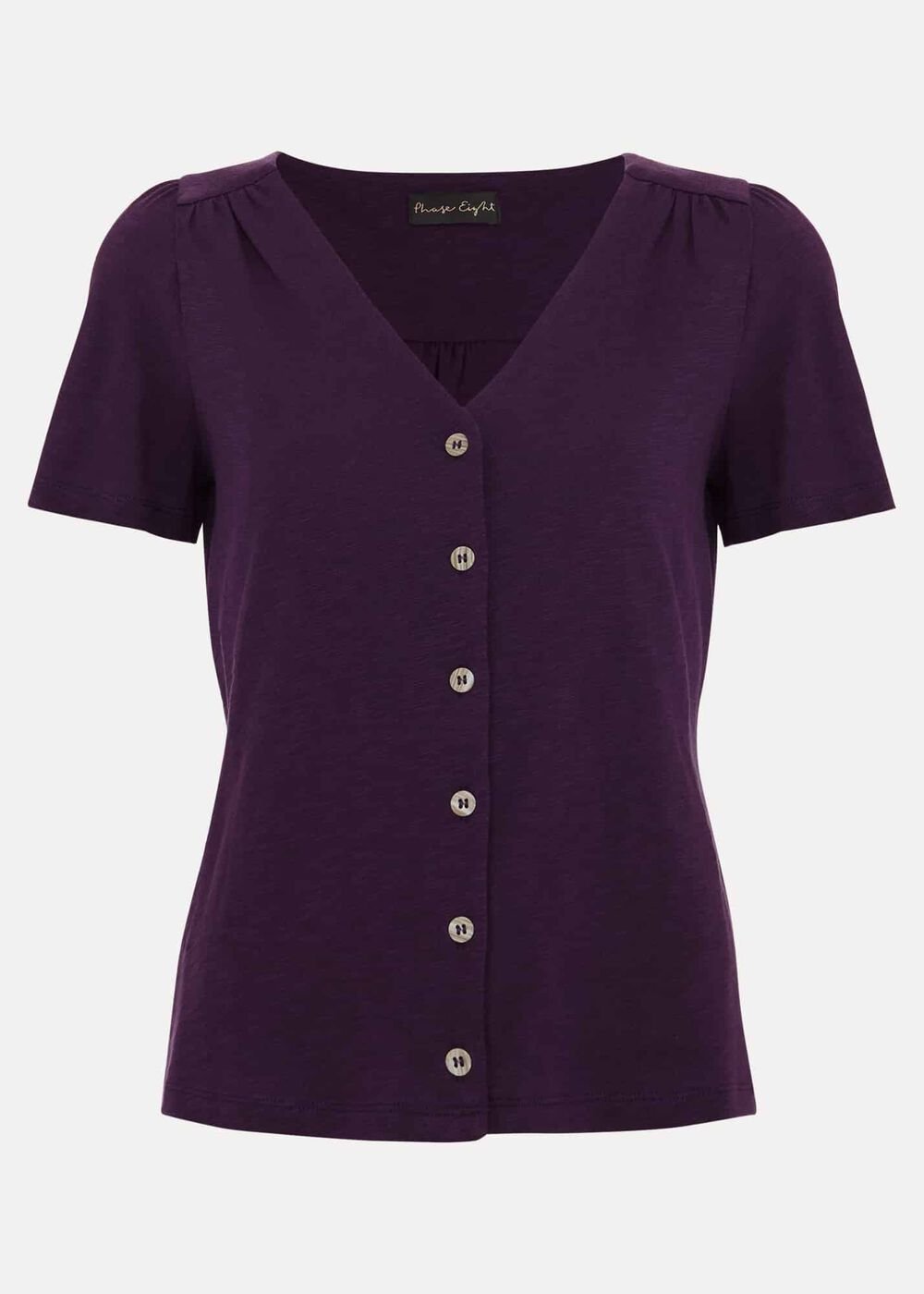 Lorenna Jersey Top Purple