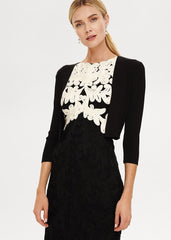 Salma Lightweight Knitted Jacket Black