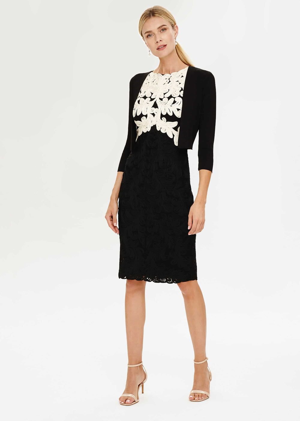 Salma Lightweight Knitted Jacket Black