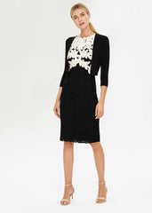 Salma Lightweight Knitted Jacket Black