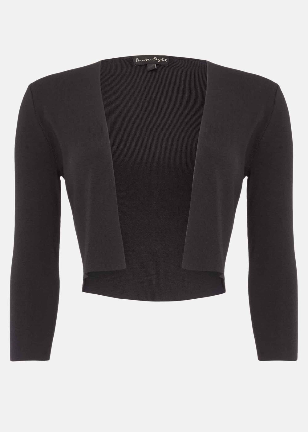 Salma Lightweight Knitted Jacket Black