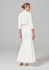 Fay Fluffy Bolero Ivory