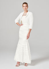 Fay Fluffy Bolero Ivory