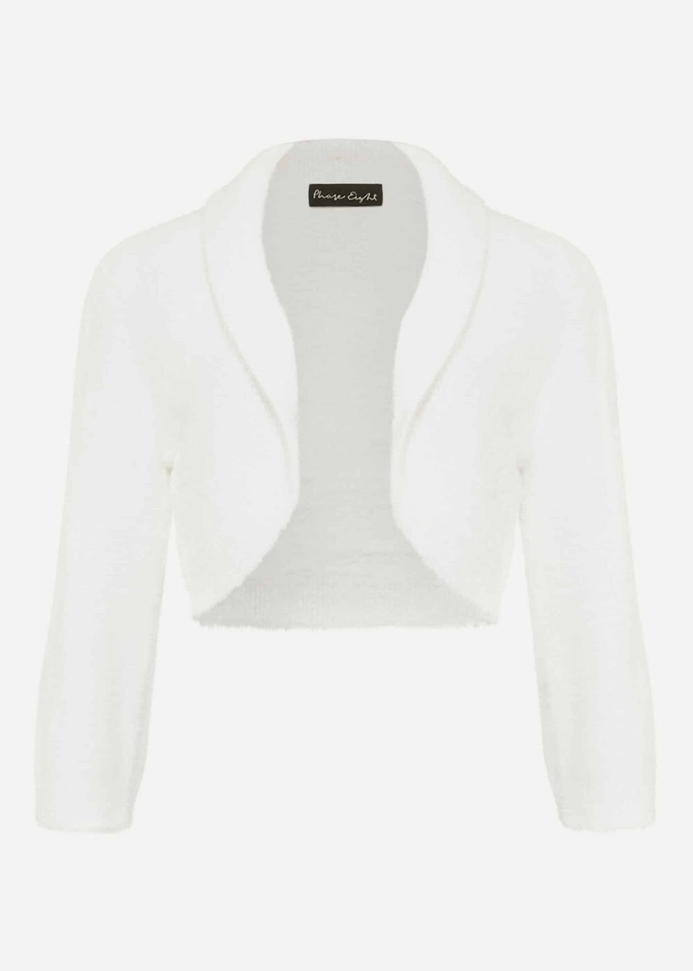 Fay Fluffy Bolero Ivory