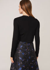 Adah Knitted Occasion Jacket Black