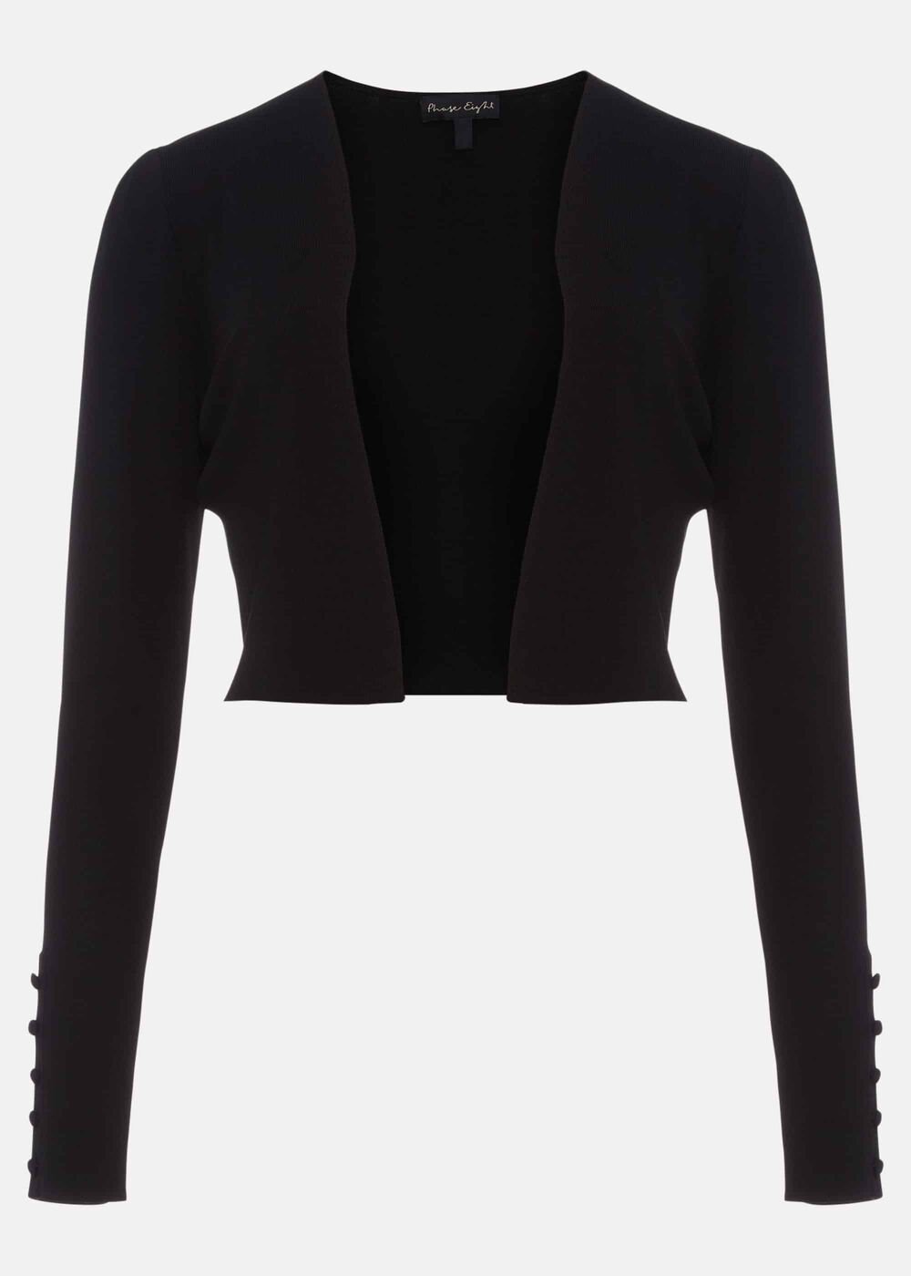 Adah Knitted Occasion Jacket Black