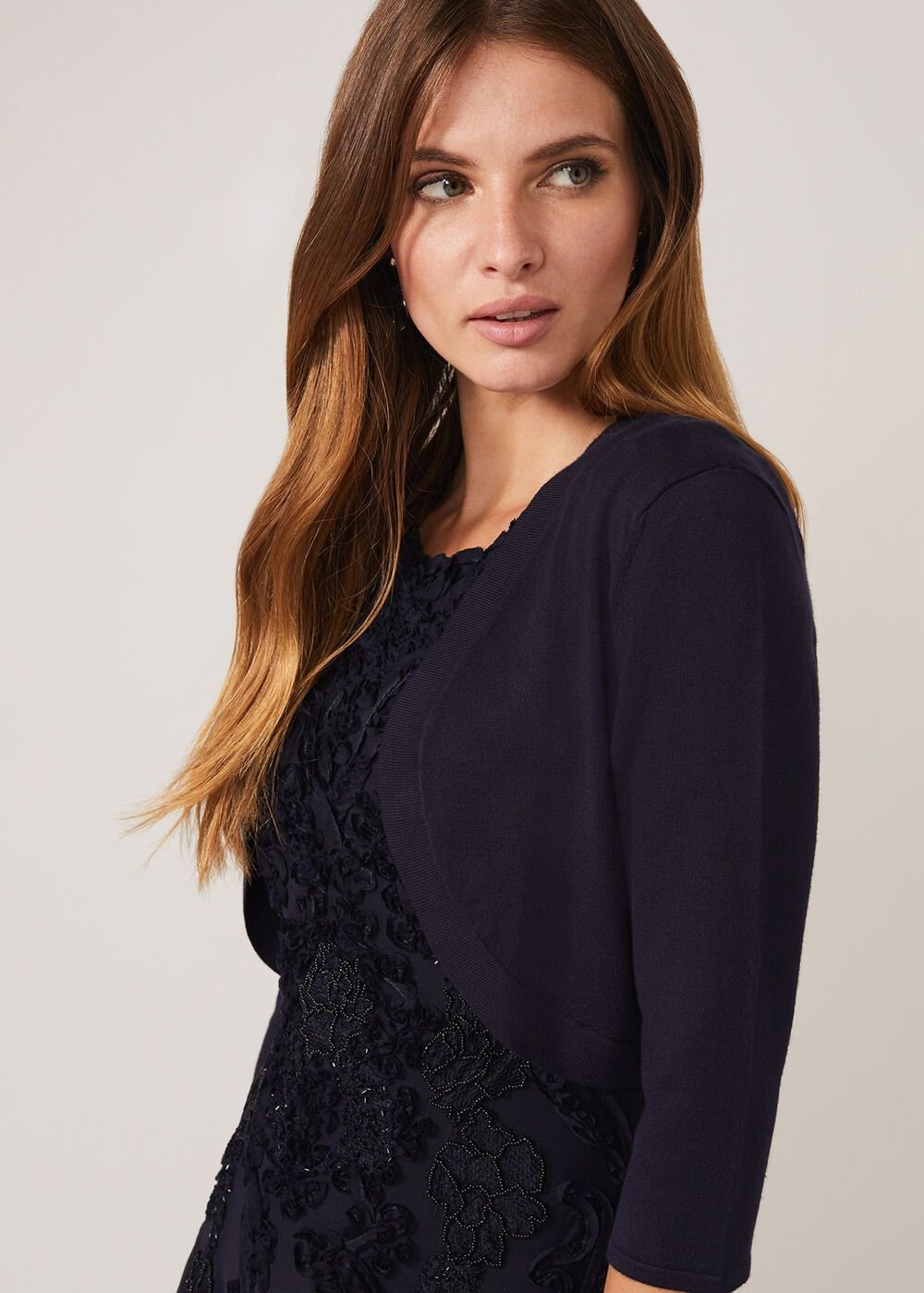 Elisha Occasion Bolero Navy