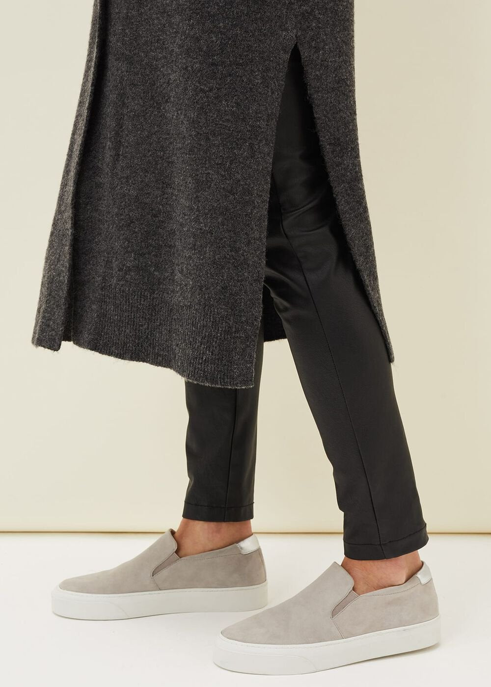 Sybille Maxi Cardigan Charcoal