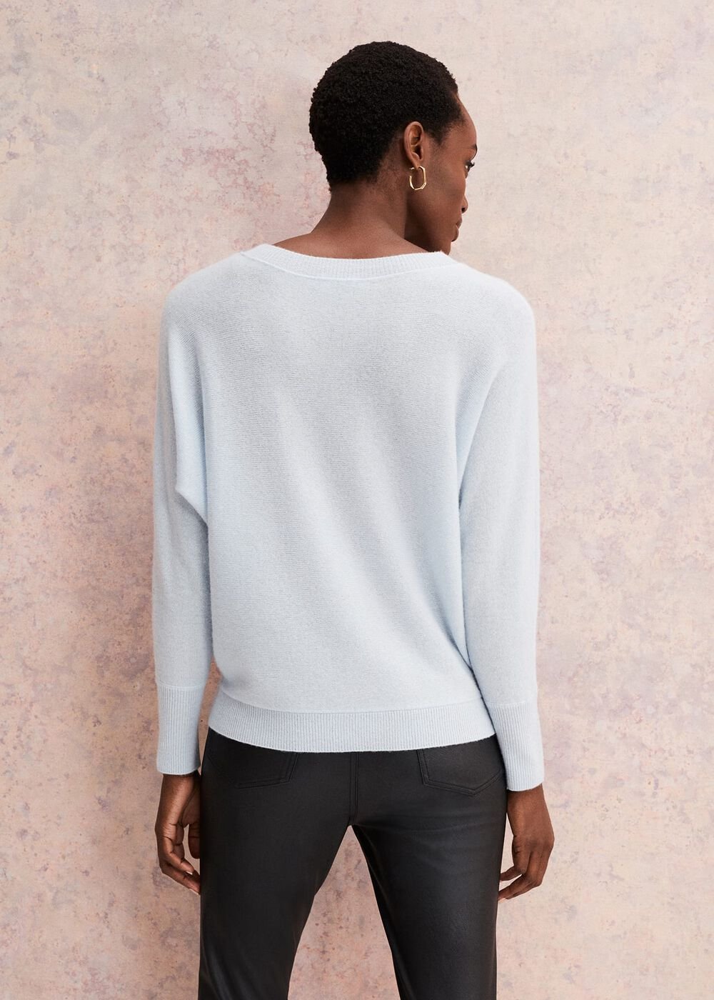 Beatrice Cashmere Jumper Soft Blue