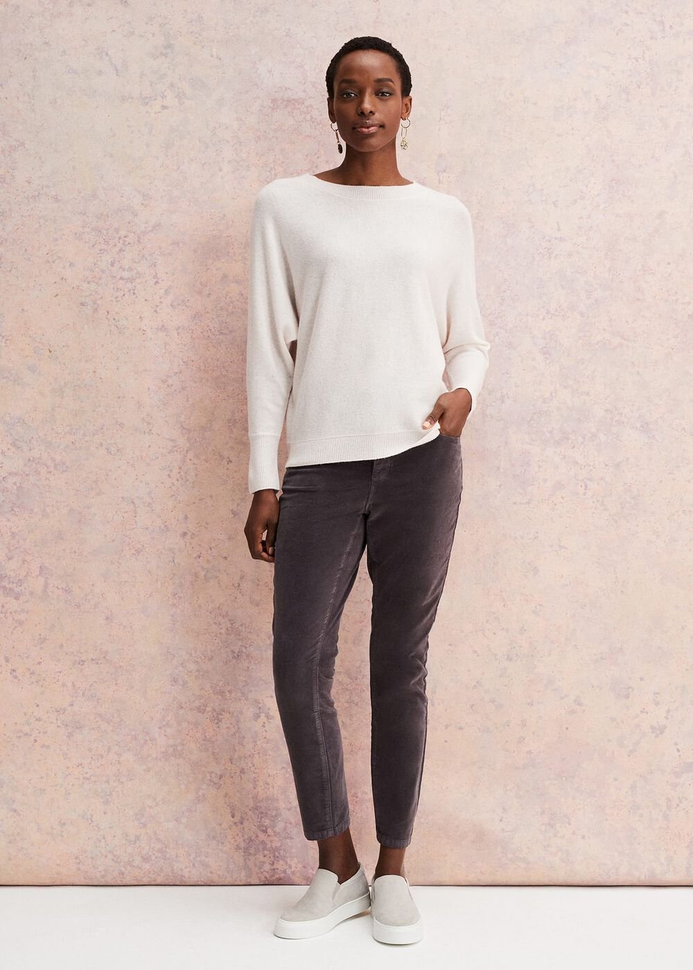 Beatrice Cashmere Jumper Pale Pink