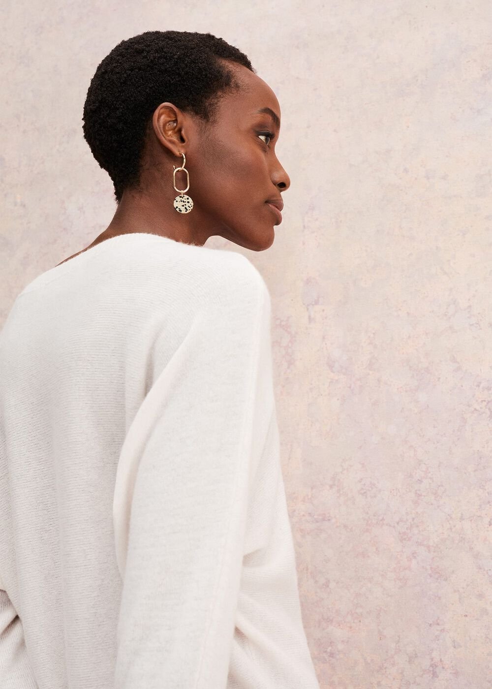 Beatrice Cashmere Jumper Pale Pink