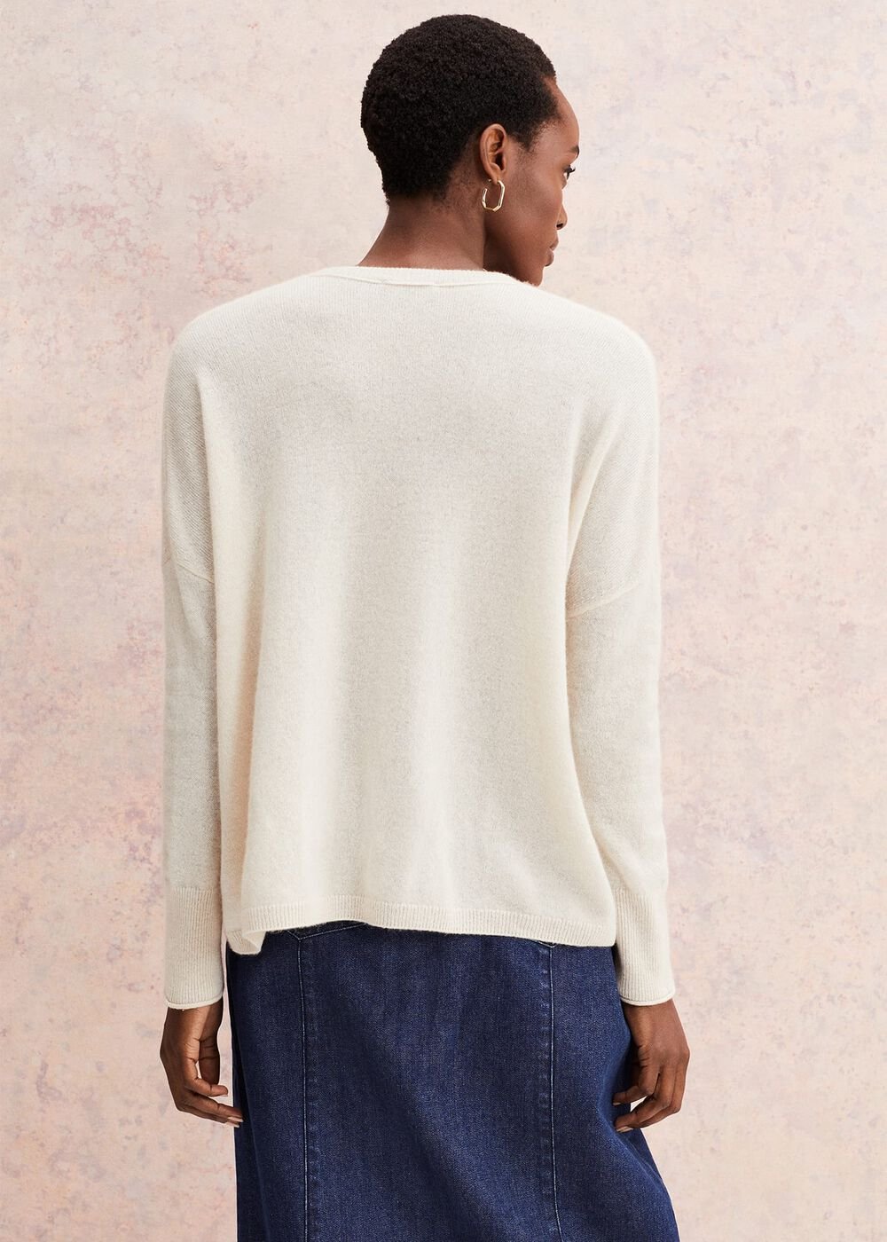Arabella Cashmere Cardigan Buttermilk