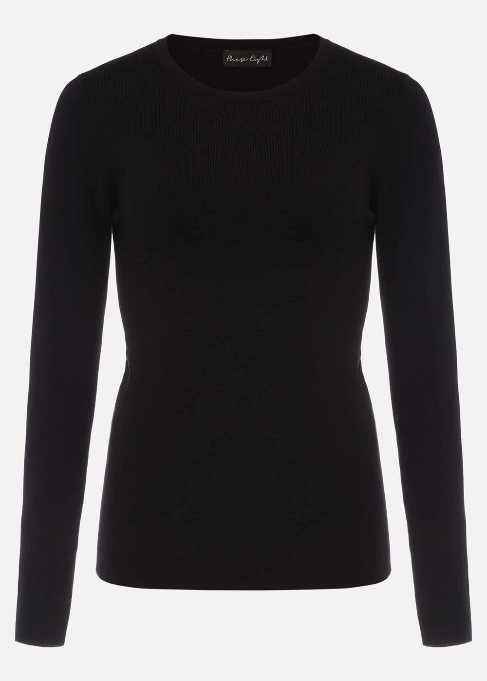 Molla Crew Neck Jumper Black