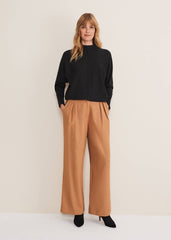 Indigo Button Cuff Easy Knit Charcoal